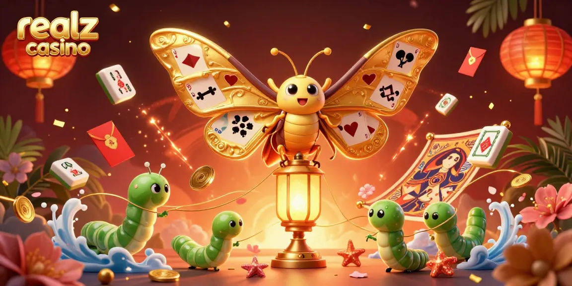 Capture the excitement of realz casino with this vibrant 3D illustration featuring colorful casino elements.
