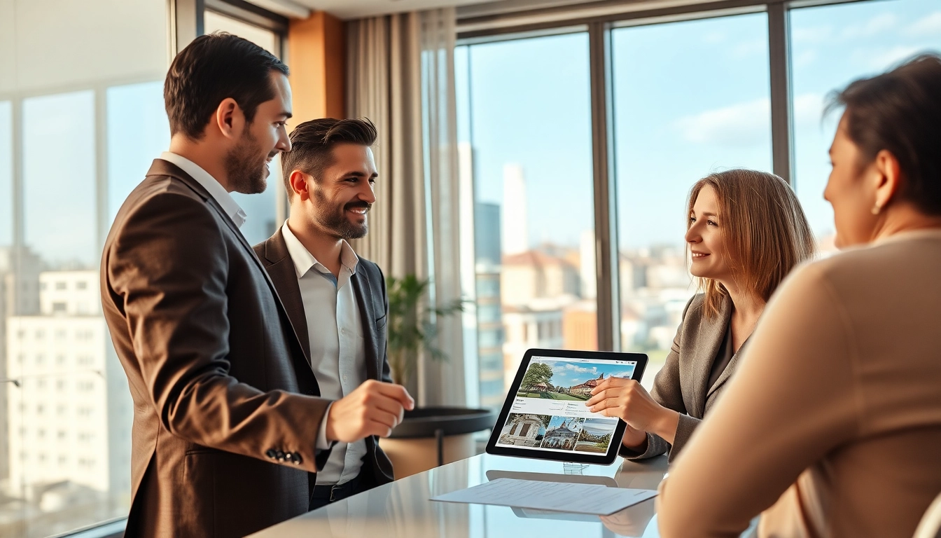 Immobilienmakler Frankfurt Ginnheim bietet individuelle Beratung im modernen Büro an.