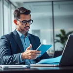 Headhunter Schweiz präsentiert Dienstleistungen für Klienten in einem modernen Büro